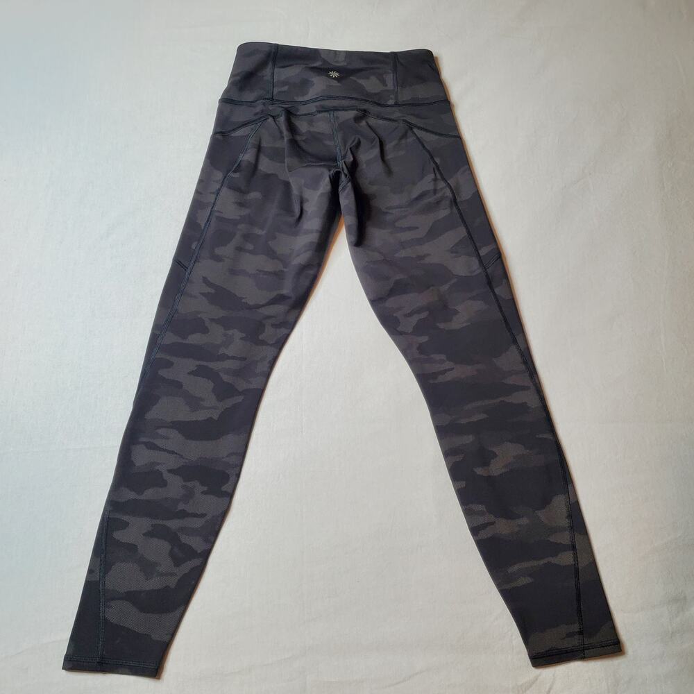 Athleta Women's Size XS Rainer Reflective Tight High Waist Gray Camo 985307 - Picture 5 of 8